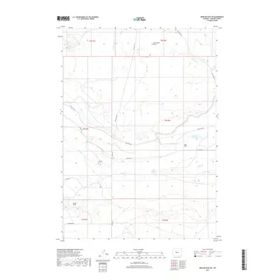 2017 Map of Mexican Pass SW, 2017 Print