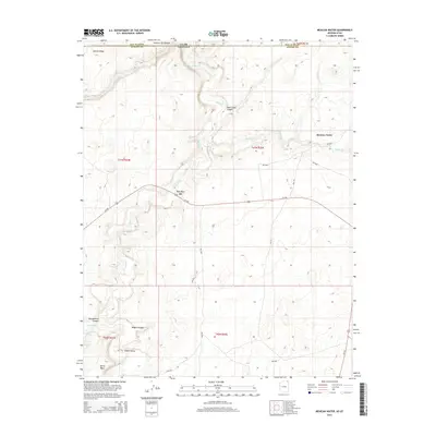 2014 Map of Mexican Water, 2014 Print