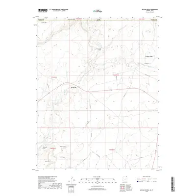 2018 Map of Mexican Water, 2018 Print