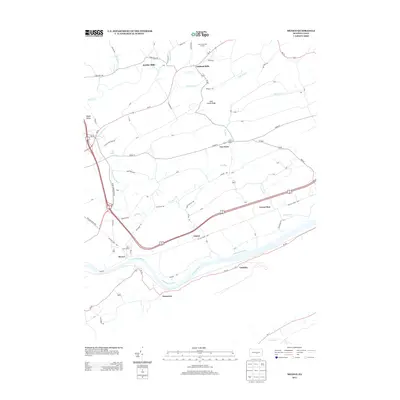 2013 Map of Mexico, 2013 Print