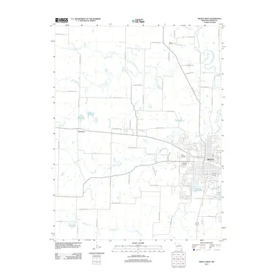 2012 Map of Mexico West, 2012 Print