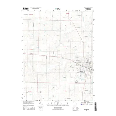 2014 Map of Mexico West, 2014 Print