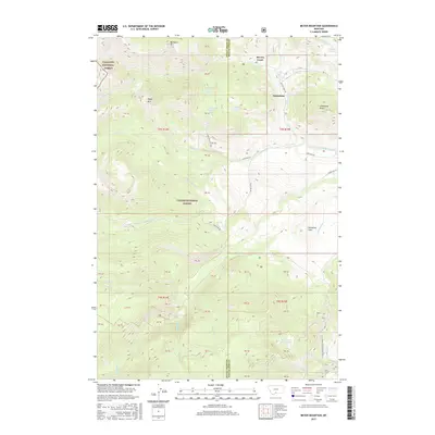 2017 Map of Meyer Mountain, 2017 Print