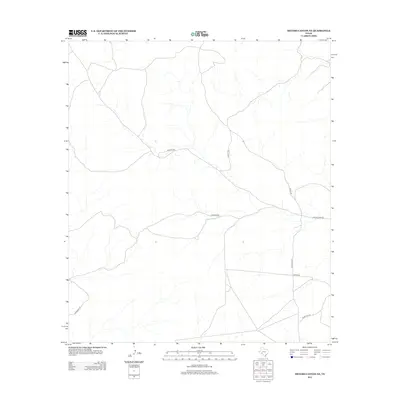 2012 Map of Meyers Canyon NE, 2012 Print