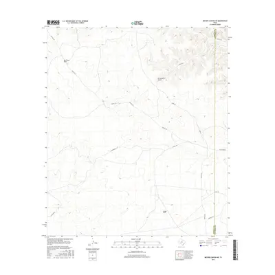2016 Map of Meyers Canyon NE, 2016 Print