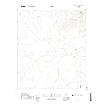 2019 Map of Meyers Canyon NE, 2019 Print