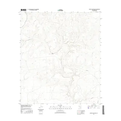 2016 Map of Meyers Canyon NW, 2016 Print