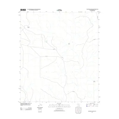 2012 Map of Meyers Canyon, 2012 Print