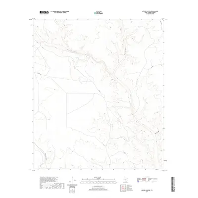 2019 Map of Meyers Canyon, 2019 Print