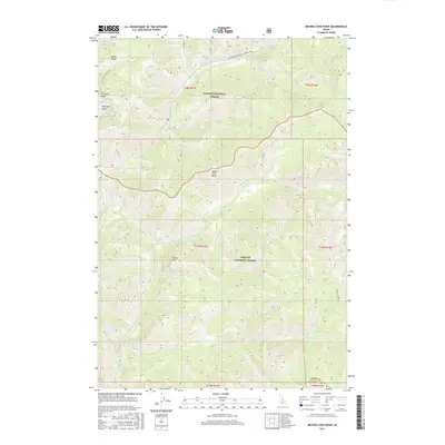 2017 Map of Meyers Cove Point, 2017 Print