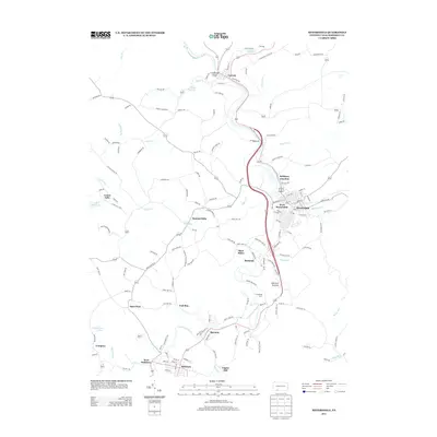 2013 Map of Meyersdale, 2013 Print
