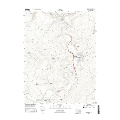 2016 Map of Meyersdale, 2016 Print