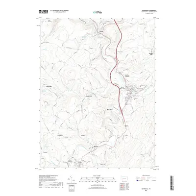 2019 Map of Meyersdale, 2019 Print