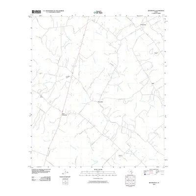 2010 Map of Meyersville, 2010 Print