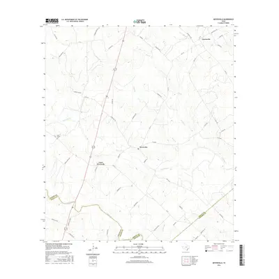 2016 Map of Meyersville, 2016 Print