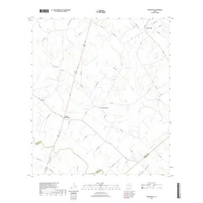 2019 Map of Meyersville, 2019 Print