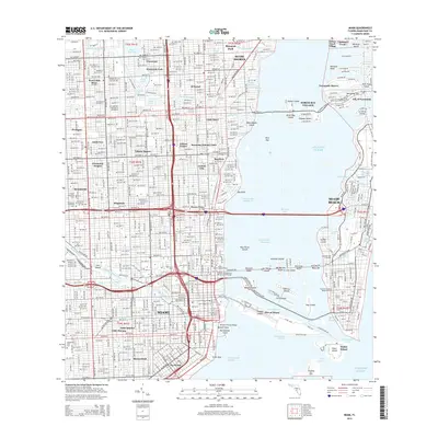 2015 Map of Miami, 2015 Print