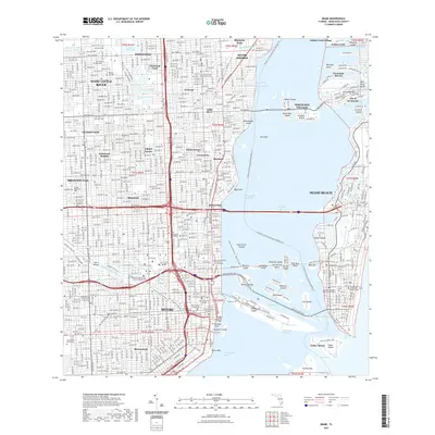 2021 Map of Miami, 2021 Print