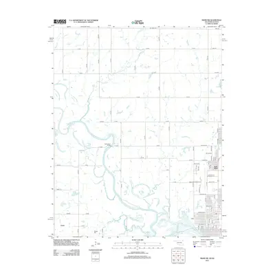2012 Map of Miami NW, 2012 Print