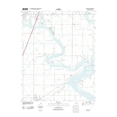 2012 Map of Miami SE, 2012 Print