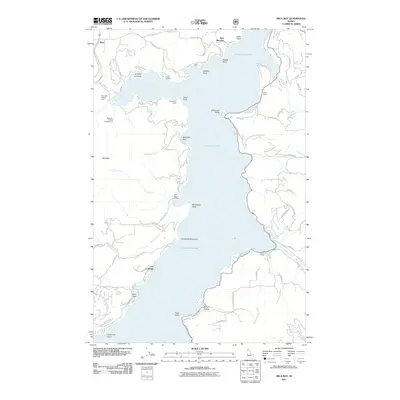 2011 Map of Mica Bay, 2011 Print