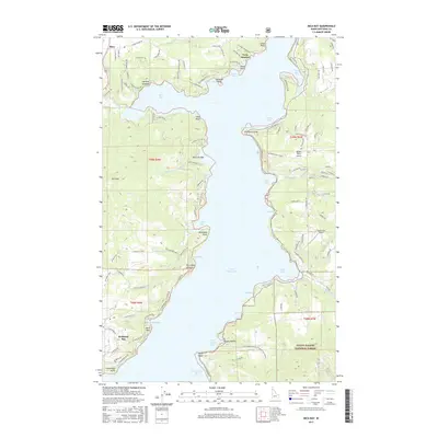 2017 Map of Mica Bay, 2017 Print