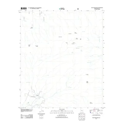 2011 Map of Mica Mountain, 2011 Print