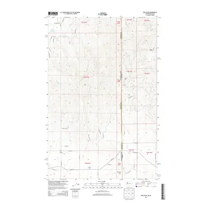 2014 Map of Mica Peak, 2014 Print
