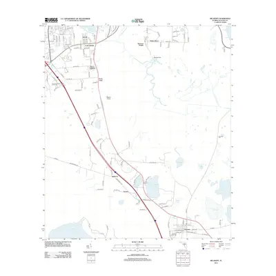 2012 Map of Micanopy, 2012 Print
