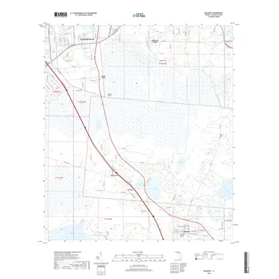 2018 Map of Micanopy, 2018 Print