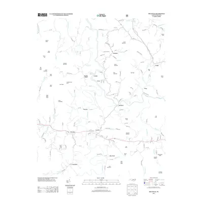 2013 Map of Micaville, 2013 Print