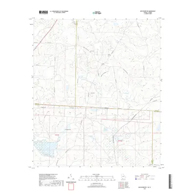 2020 Map of Miccosukee NE, 2020 Print