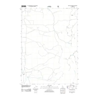 2011 Map of Michaud Creek, 2011 Print