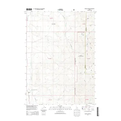 2013 Map of Michaud Creek, 2013 Print