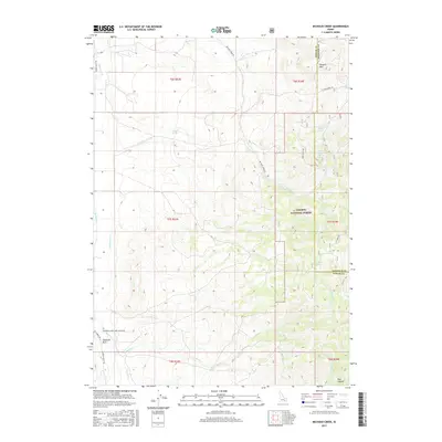 2017 Map of Michaud Creek, 2017 Print
