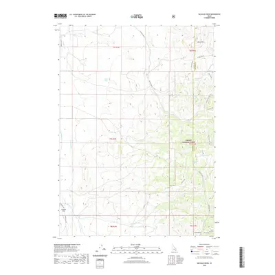 2020 Map of Michaud Creek, 2020 Print