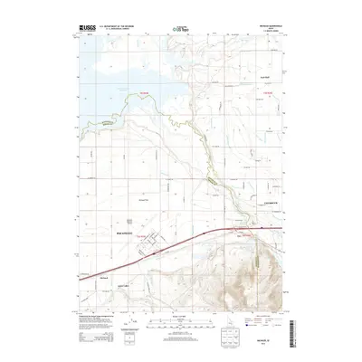 2013 Map of Michaud, 2013 Print