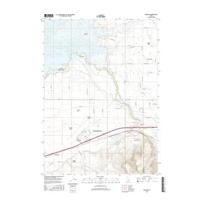 2017 Map of Michaud, 2017 Print