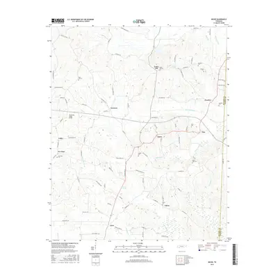 2016 Map of Michie, 2016 Print