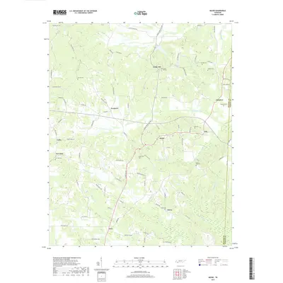 2019 Map of Michie, 2019 Print