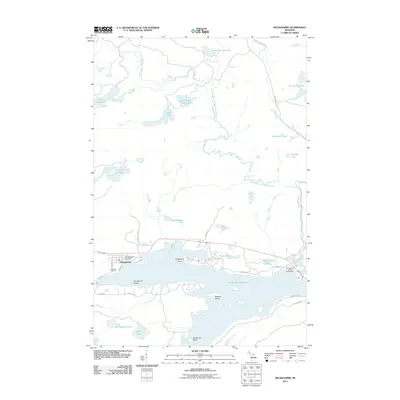 2011 Map of Michigamme, 2011 Print