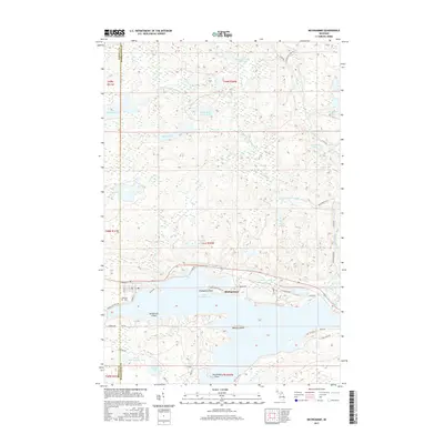 2017 Map of Michigamme, 2017 Print