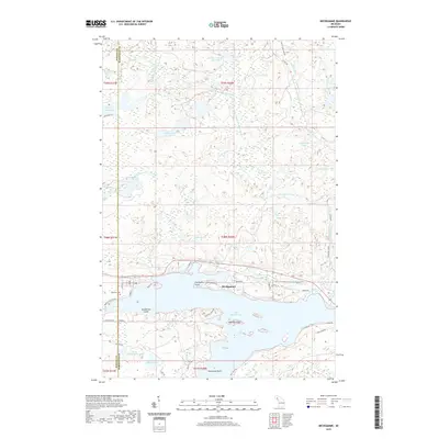 2019 Map of Michigamme, 2019 Print