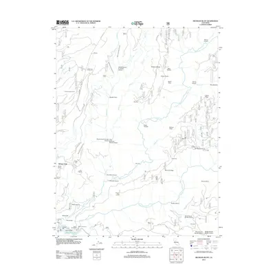 2012 Map of Michigan Bluff, 2012 Print