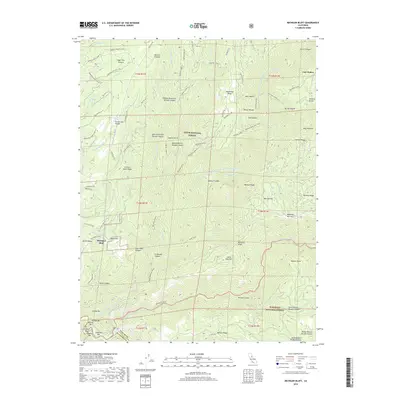 2018 Map of Michigan Bluff, 2018 Print