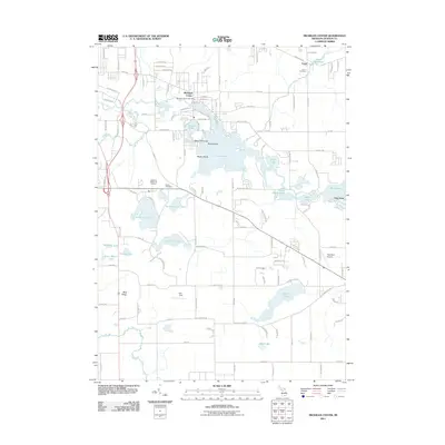 2011 Map of Michigan Center, 2011 Print