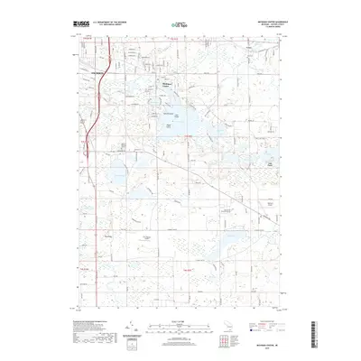 2019 Map of Michigan Center, 2019 Print