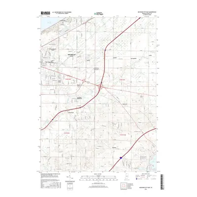 2016 Map of Michigan City East, 2016 Print