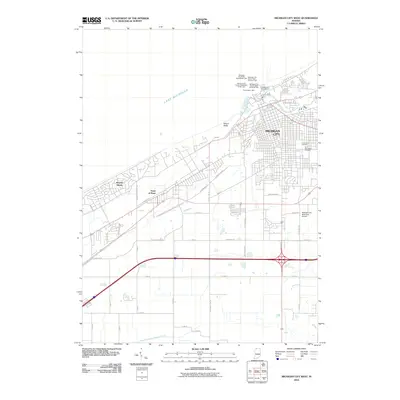 2010 Map of Michigan City West, 2010 Print