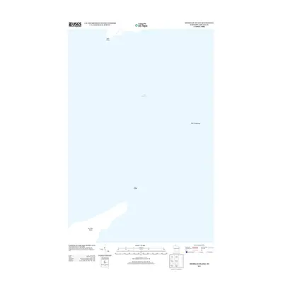 2013 Map of Michigan Island, 2013 Print